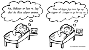 Billede på hvad du skal gøre, hvis du vågner om natten