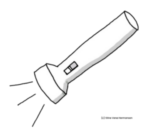 Din opmærksomhed er som en lommelygte