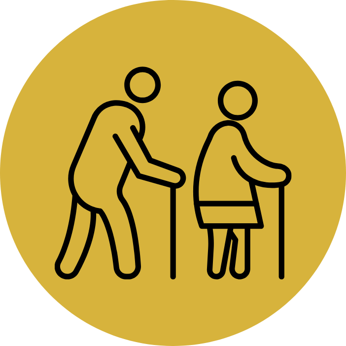 ældre på plejehjem